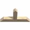 Ekena Millwork Portland Rough Sawn Timber Gable Bracket, Douglas Fir, 48"W x 24"H x 6"D x 6"F, 12/12 Pitch GBW048X24X0606POR00RDF - alternate 3